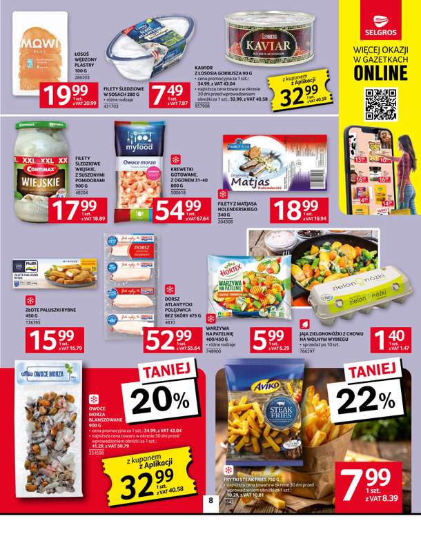 Selgros - gazetka promocyjna Oferta spożywcza od czwartku 23.10 do środy 05.11 - strona 8