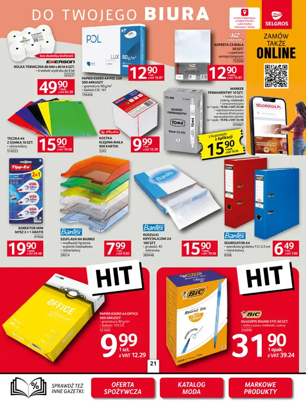 Selgros - gazetka promocyjna Oferta przemysłowa od czwartku 23.10 do środy 05.11 - strona 23