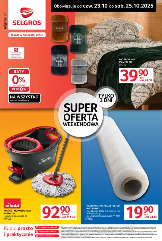 Selgros - gazetka promocyjna Oferta weekendowa  