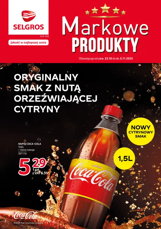 Selgros - gazetka promocyjna Katalog Markowe Produkty  