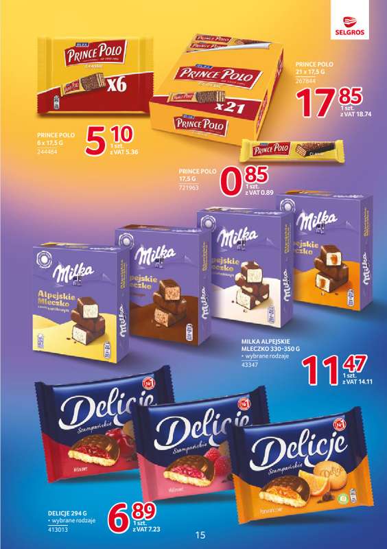 Selgros - gazetka promocyjna Katalog Markowe Produkty od czwartku 23.10 do środy 05.11 - strona 15