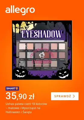 Allegro - gazetka promocyjna Kostiumy i makijaż na Halloween od wtorku 21.10 do poniedziałku 27.10 - strona 4 Allegro - gazetka promocyjna Kostiumy i makijaż na Halloween od wtorku 21.10 do poniedziałku 27.10 - strona 4