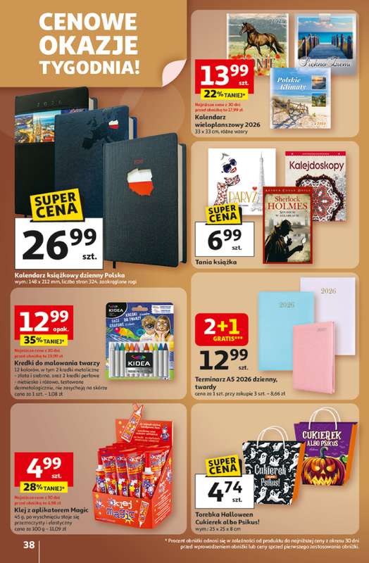 Auchan - gazetka promocyjna Gazetka Wielkie przeboje cenowe Hipermarket Auchan od czwartku 23.10 do środy 29.10 - strona 38