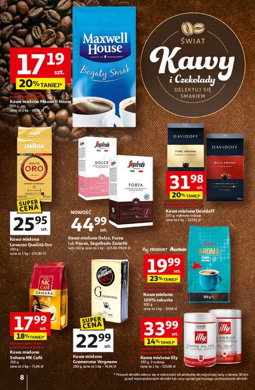 Auchan - gazetka promocyjna Gazetka Wielkie przeboje cenowe Hipermarket Auchan  do środy 29.10 - strona 8