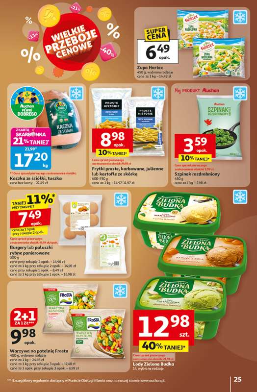 Auchan - gazetka promocyjna Gazetka Wielkie przeboje cenowe Hipermarket Auchan od czwartku 23.10 do środy 29.10 - strona 25