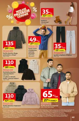 Auchan - gazetka promocyjna Gazetka Wielkie przeboje cenowe Hipermarket Auchan  do środy 29.10 - strona 43 Auchan - gazetka promocyjna Gazetka Wielkie przeboje cenowe Hipermarket Auchan  do środy 29.10 - strona 43