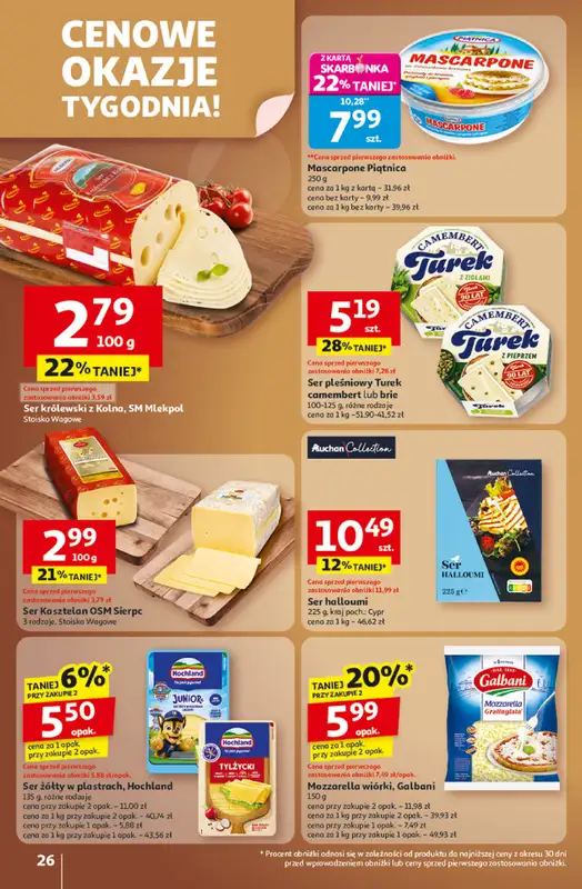 Auchan - gazetka promocyjna Gazetka Wielkie przeboje cenowe Hipermarket Auchan od czwartku 23.10 do środy 29.10 - strona 26