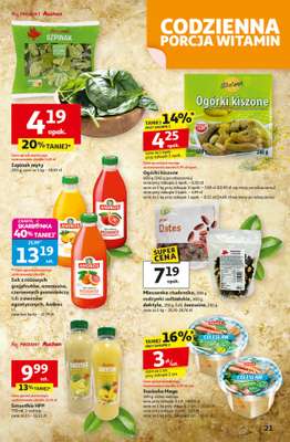 Auchan - gazetka promocyjna Gazetka Wielkie przeboje cenowe Hipermarket Auchan  do środy 29.10 - strona 21 Auchan - gazetka promocyjna Gazetka Wielkie przeboje cenowe Hipermarket Auchan  do środy 29.10 - strona 21