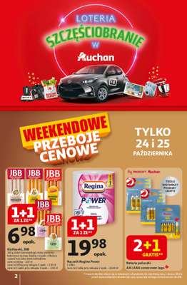 Auchan - gazetka promocyjna Gazetka Wielkie przeboje cenowe Hipermarket Auchan  do środy 29.10 - strona 2