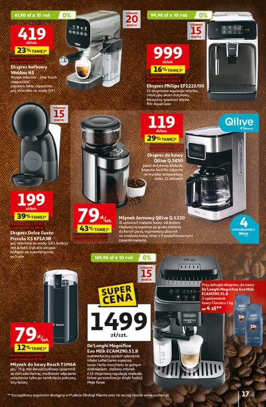Auchan - gazetka promocyjna Gazetka Wielkie przeboje cenowe Hipermarket Auchan od czwartku 23.10 do środy 29.10 - strona 17