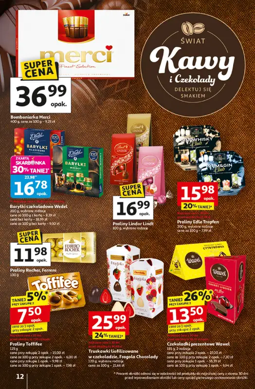 Auchan - gazetka promocyjna Gazetka Wielkie przeboje cenowe Hipermarket Auchan od czwartku 23.10 do środy 29.10 - strona 12