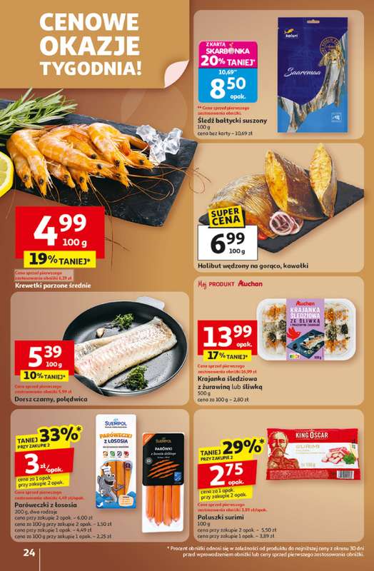 Auchan - gazetka promocyjna Gazetka Wielkie przeboje cenowe Hipermarket Auchan  do środy 29.10 - strona 24