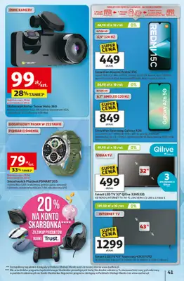 Auchan - gazetka promocyjna Gazetka Wielkie przeboje cenowe Hipermarket Auchan  do środy 29.10 - strona 41 Auchan - gazetka promocyjna Gazetka Wielkie przeboje cenowe Hipermarket Auchan  do środy 29.10 - strona 41