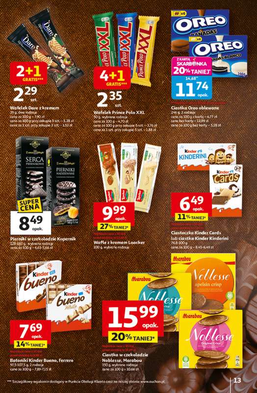 Auchan - gazetka promocyjna Gazetka Wielkie przeboje cenowe Hipermarket Auchan od czwartku 23.10 do środy 29.10 - strona 13