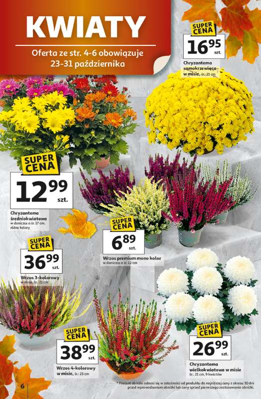 Auchan - gazetka promocyjna Gazetka Wielkie przeboje cenowe Hipermarket Auchan od czwartku 23.10 do środy 29.10 - strona 6