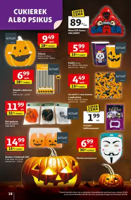Auchan - gazetka promocyjna Gazetka Wielkie przeboje cenowe Hipermarket Auchan  do środy 29.10 - strona 18 Auchan - gazetka promocyjna Gazetka Wielkie przeboje cenowe Hipermarket Auchan  do środy 29.10 - strona 18