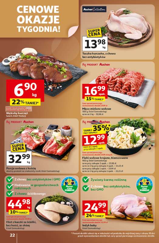 Auchan - gazetka promocyjna Gazetka Wielkie przeboje cenowe Hipermarket Auchan od czwartku 23.10 do środy 29.10 - strona 22