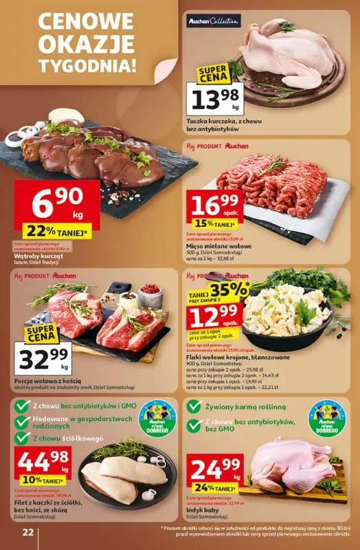 Auchan - gazetka promocyjna Gazetka Wielkie przeboje cenowe Hipermarket Auchan od czwartku 23.10 do środy 29.10 - strona 22