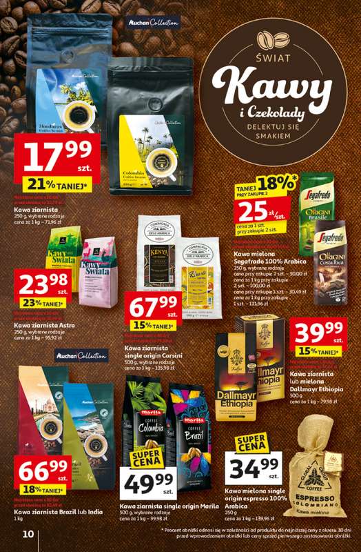 Auchan - gazetka promocyjna Gazetka Wielkie przeboje cenowe Hipermarket Auchan  do środy 29.10 - strona 10