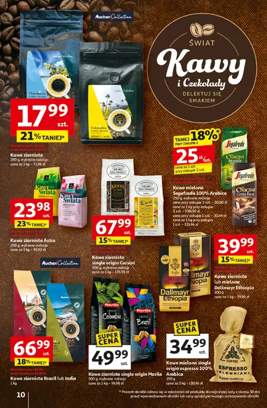 Auchan - gazetka promocyjna Gazetka Wielkie przeboje cenowe Hipermarket Auchan  do środy 29.10 - strona 10