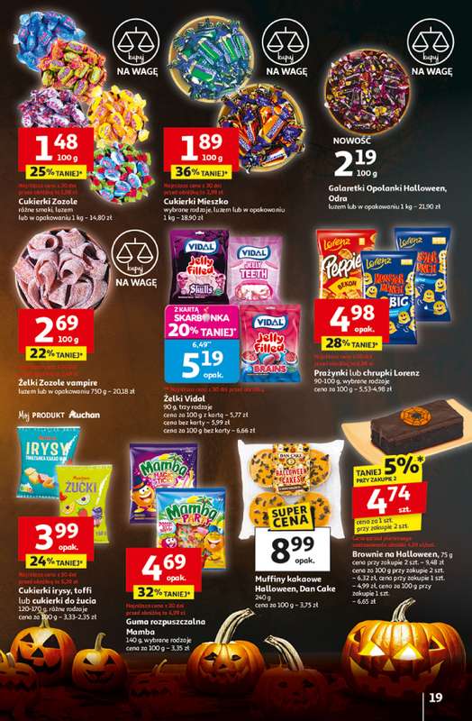 Auchan - gazetka promocyjna Gazetka Wielkie przeboje cenowe Hipermarket Auchan od czwartku 23.10 do środy 29.10 - strona 19