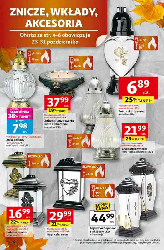 Auchan - gazetka promocyjna Gazetka Wielkie przeboje cenowe Hipermarket Auchan  do środy 29.10 - strona 4
