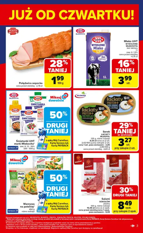 Carrefour - gazetka promocyjna Gazetka Weekend promek już od czwartku   - strona 3