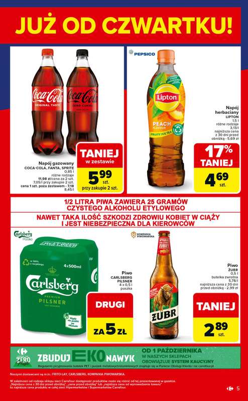 Carrefour - gazetka promocyjna Gazetka Weekend promek już od czwartku od czwartku 23.10 do soboty 25.10 - strona 5