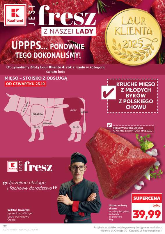 Kaufland - gazetka promocyjna Oferta Kaufland od czwartku 23.10 do wtorku 28.10 - strona 22