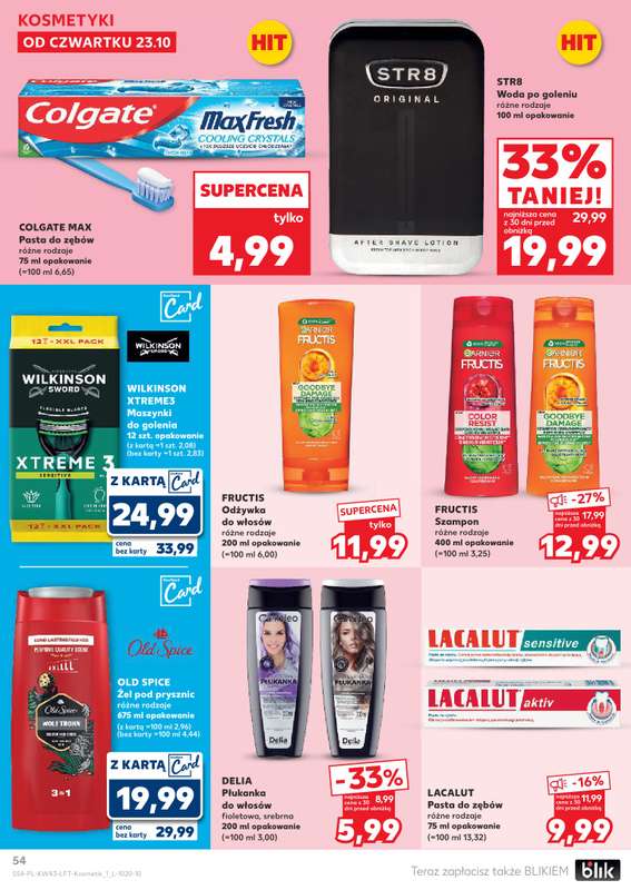 Kaufland - gazetka promocyjna Oferta Kaufland od czwartku 23.10 do wtorku 28.10 - strona 54