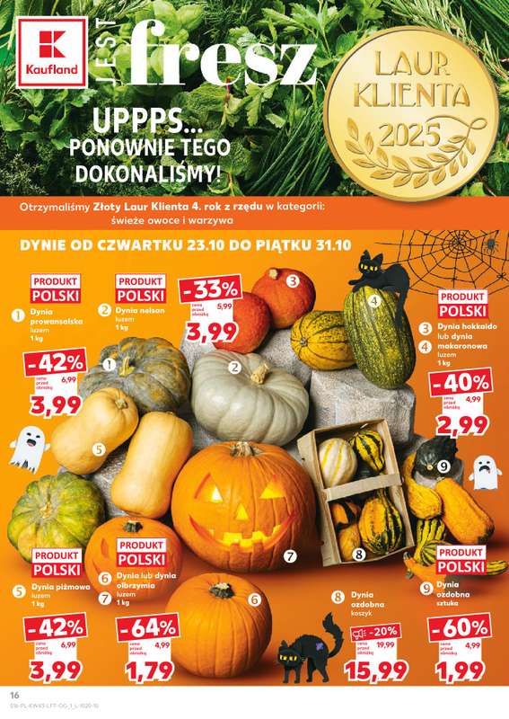 Kaufland - gazetka promocyjna Oferta Kaufland od czwartku 23.10 do wtorku 28.10 - strona 16