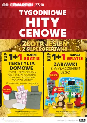 Kaufland - gazetka promocyjna Oferta Kaufland od czwartku 23.10 do wtorku 28.10 - strona 62 Kaufland - gazetka promocyjna Oferta Kaufland od czwartku 23.10 do wtorku 28.10 - strona 62