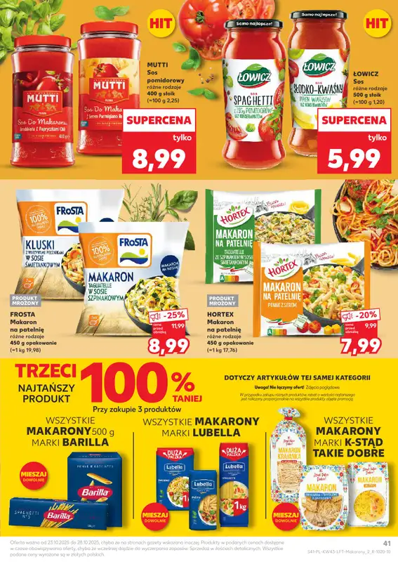 Kaufland - gazetka promocyjna Oferta Kaufland od czwartku 23.10 do wtorku 28.10 - strona 41