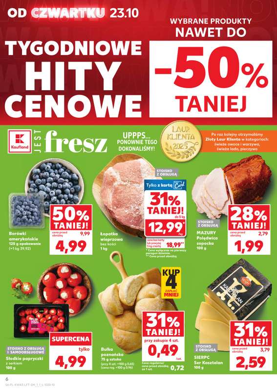 Kaufland - gazetka promocyjna Oferta Kaufland od czwartku 23.10 do wtorku 28.10 - strona 6