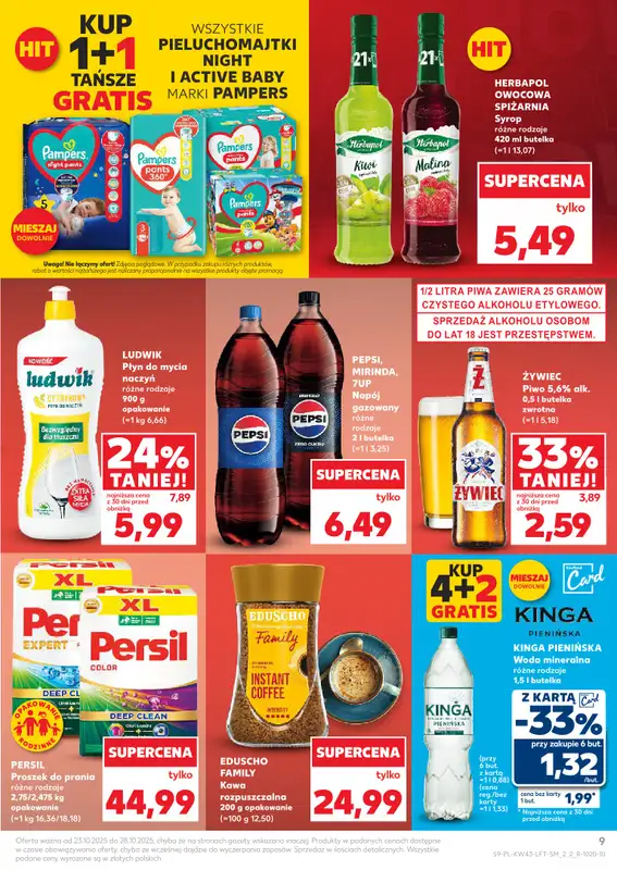 Kaufland - gazetka promocyjna Oferta Kaufland od czwartku 23.10 do wtorku 28.10 - strona 9
