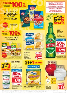 Kaufland - gazetka promocyjna Oferta Kaufland od czwartku 23.10 do wtorku 28.10 - strona 13 Kaufland - gazetka promocyjna Oferta Kaufland od czwartku 23.10 do wtorku 28.10 - strona 13