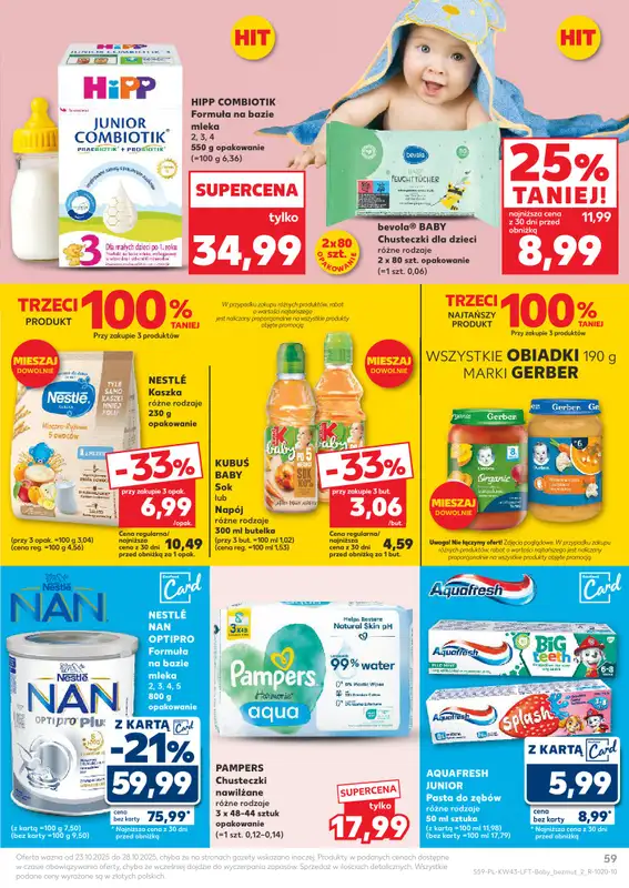 Kaufland - gazetka promocyjna Oferta Kaufland od czwartku 23.10 do wtorku 28.10 - strona 59