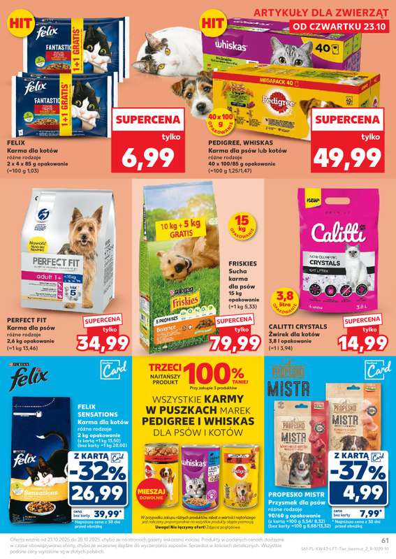 Kaufland - gazetka promocyjna Oferta Kaufland od czwartku 23.10 do wtorku 28.10 - strona 61