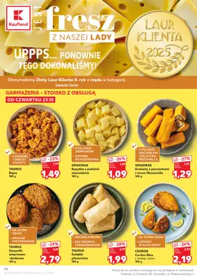 Kaufland - gazetka promocyjna Oferta Kaufland od czwartku 23.10 do wtorku 28.10 - strona 26 Kaufland - gazetka promocyjna Oferta Kaufland od czwartku 23.10 do wtorku 28.10 - strona 26