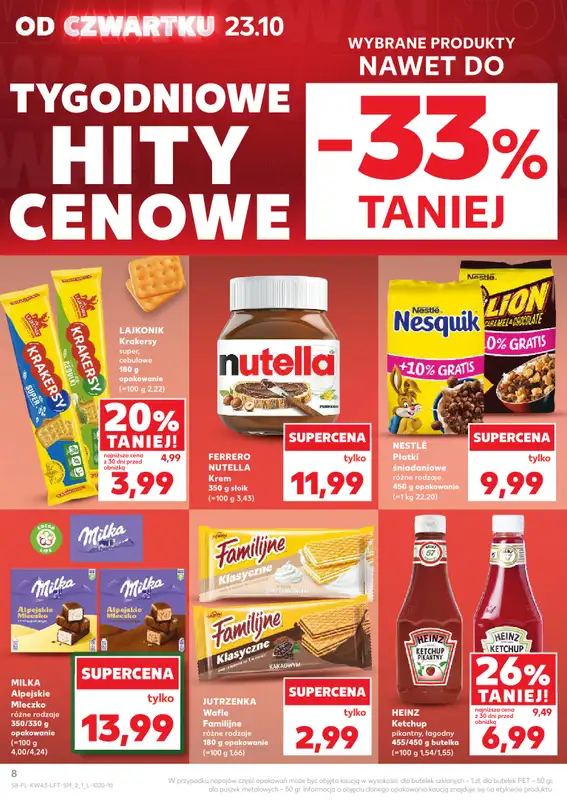 Kaufland - gazetka promocyjna Oferta Kaufland od czwartku 23.10 do wtorku 28.10 - strona 8