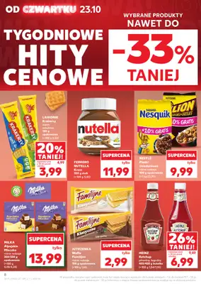 Kaufland - gazetka promocyjna Oferta Kaufland od czwartku 23.10 do wtorku 28.10 - strona 8 Kaufland - gazetka promocyjna Oferta Kaufland od czwartku 23.10 do wtorku 28.10 - strona 8
