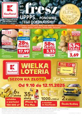 Kaufland - gazetka promocyjna Oferta Kaufland od czwartku 23.10 do wtorku 28.10