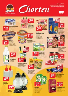 Chorten - gazetka promocyjna Gazetka Małopolska, Śląsk, Podkarpacie, Opolskie Minimarket od czwartku 23.10 do niedzieli 02.11