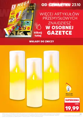 Kaufland - gazetka promocyjna Oferta Kaufland od czwartku 23.10 do wtorku 28.10 - strona 63 Kaufland - gazetka promocyjna Oferta Kaufland od czwartku 23.10 do wtorku 28.10 - strona 63