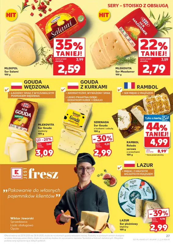 Kaufland - gazetka promocyjna Oferta Kaufland od czwartku 23.10 do wtorku 28.10 - strona 27