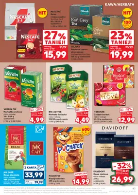 Kaufland - gazetka promocyjna Oferta Kaufland od czwartku 23.10 do wtorku 28.10 - strona 47 Kaufland - gazetka promocyjna Oferta Kaufland od czwartku 23.10 do wtorku 28.10 - strona 47