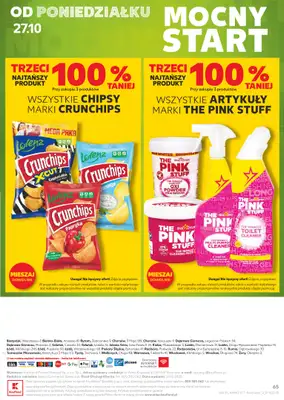 Kaufland - gazetka promocyjna Oferta Kaufland od czwartku 23.10 do wtorku 28.10 - strona 65 Kaufland - gazetka promocyjna Oferta Kaufland od czwartku 23.10 do wtorku 28.10 - strona 65