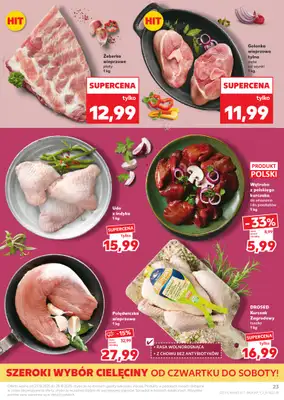 Kaufland - gazetka promocyjna Oferta Kaufland od czwartku 23.10 do wtorku 28.10 - strona 23 Kaufland - gazetka promocyjna Oferta Kaufland od czwartku 23.10 do wtorku 28.10 - strona 23