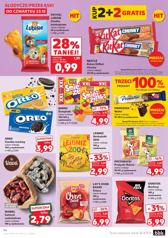Kaufland - gazetka promocyjna Oferta Kaufland od czwartku 23.10 do wtorku 28.10 - strona 46