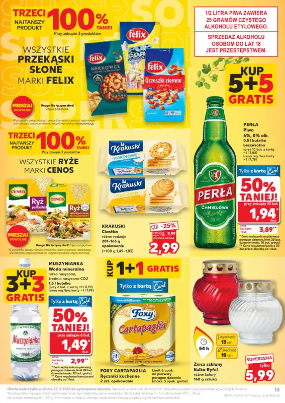 Kaufland - gazetka promocyjna Oferta Kaufland od czwartku 23.10 do wtorku 28.10 - strona 13